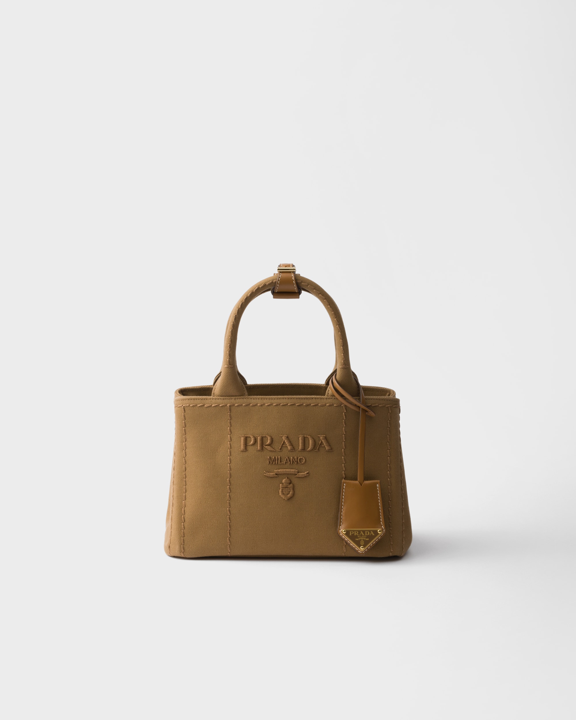 Prada Jardinière cotton canvas mini handbag - Image 1